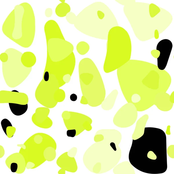 Светло Зеленый Желтый Векторный Безseamless Backdrop Точками Размытый Декоративный Дизайн — стоковый вектор