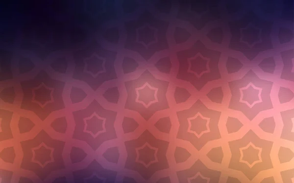 Bleu Foncé Couverture Vectorielle Jaune Avec Petites Grandes Étoiles Étoiles — Image vectorielle