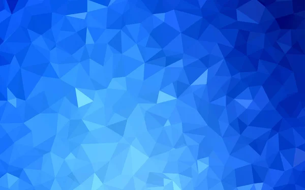 Luz Azul Vector Abstracto Fondo Poligonal Ilustración Geométrica Creativa Estilo — Vector de stock