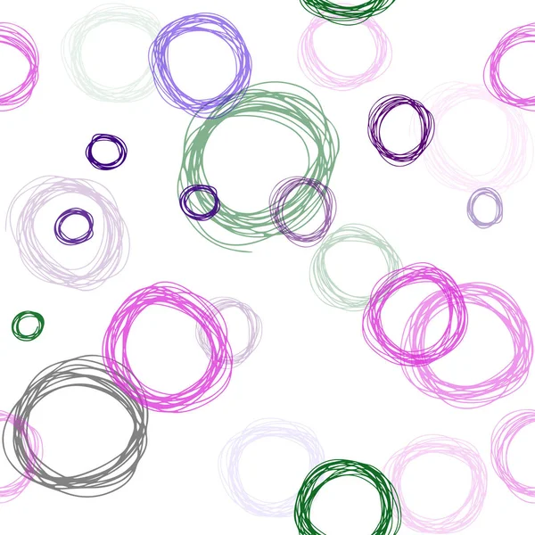 Vecteur Multicolore Foncé Mise Page Transparente Avec Des Formes Cercle — Image vectorielle