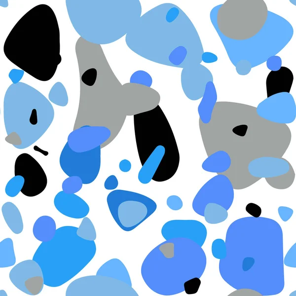 Light Blue Vector Seamless Backdrop Dotts Блестящие Абстрактные Иллюстрации Размытыми — стоковый вектор