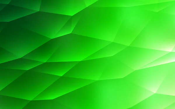 Layout Vetorial Verde Claro Com Linhas Triângulos Ilustração Com Conjunto — Vetor de Stock