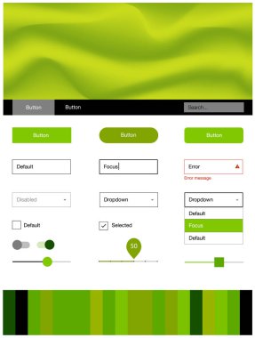 Açık yeşil, sarı vektör stil rehberi eğik çizgilerle. Glitter soyut resim bulanık kabarcık şekilleri ile... Bu web siteleri için kullanabileceğiniz şablon.
