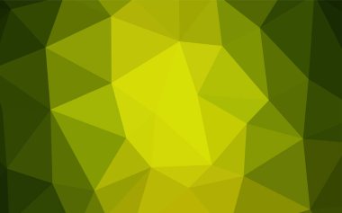 Işık yeşil vektör düşük poli doku. Geometrik şekil gradyan ile Origami tarzında. Desen için bir marka kitabın zemin.