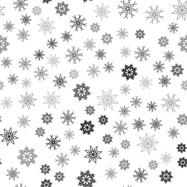 Koyu mavi buz kar taneleri ile sorunsuz şablon vektör. Parlayan illüstrasyon kar Noel tarzı ile renkli. Kartvizit, Web siteleri için şablon.
