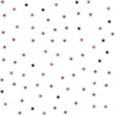 Koyu kırmızı güzel kar taneleri ile sorunsuz kapak vektör. Kristalleri ile glitter soyut Illustration buz. Doku pencere panjur, perdeler için.