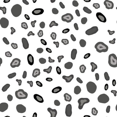 Işık gri vektör sorunsuz zemin noktalar ile. Soyut illüstrasyon renkli baloncuklar doğa tarzı ile. Duvar kağıdı, kumaş üreticileri için modaya uygun bir tasarım.