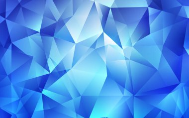 Hafif mavi vektör desen poligonal tarzı. Renkli gradyan ile arka plan üçgenler. Desen Web siteleri için kullanılabilir.