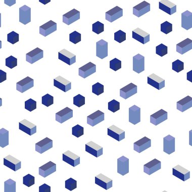 Mor vektör kesintisiz, izometrik arka plan ile dikdörtgen ışık. Modern Soyut illüstrasyon renkli dikdörtgenler ile. Tekstil, kumaş, duvar kağıtları için tasarım.