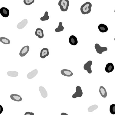 Işık gri vektör daireler ile sorunsuz şablonu. Modern Soyut illüstrasyon renkli su ile bırakır. Tekstil, kumaş, duvar kağıtları için tasarım.