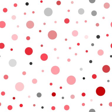 Işık kırmızı vektör sorunsuz arka plan kabarcıkları ile. Soyut illüstrasyon renkli baloncuklar doğa tarzı ile. Tekstil, kumaş, duvar kağıtları için tasarım.