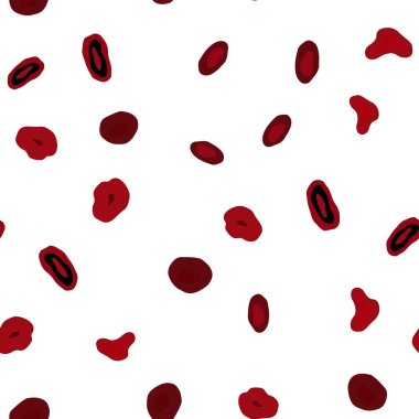 Koyu kırmızı lekeler ile sorunsuz kapak vektör. Modern Soyut illüstrasyon renkli su ile bırakır. Tekstil, kumaş, duvar kağıtları için tasarım.