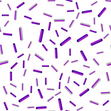 Mor ışık, vektör kesintisiz, izometrik şablonu tekrar tekrar sopa ile pembe. Modern geometrik soyut illüstrasyon hatları ile. Desen tasarım kumaş, duvar kağıtları.