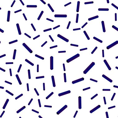 Koyu mavi vektör kesintisiz, izometrik şablonu tekrar tekrar sopa ile. Bulanık dekoratif tasarım hatları ile basit tarzı. Desen tasarım kumaş, duvar kağıtları.