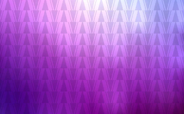 Fond Vectoriel Violet Clair Avec Triangles Lignes Illustration Abstraite Moderne — Image vectorielle