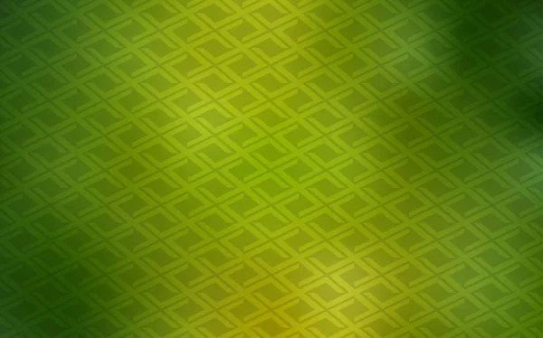 Светло Зеленый Векторный Чехол Полигональном Стиле Декоративный Дизайн Абстрактном Стиле — стоковый вектор