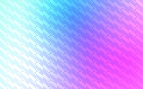浅粉色 蓝色矢量布局与平行线 闪亮的彩色插图与尖锐的条纹 横幅的最佳设计 — 图库矢量图片