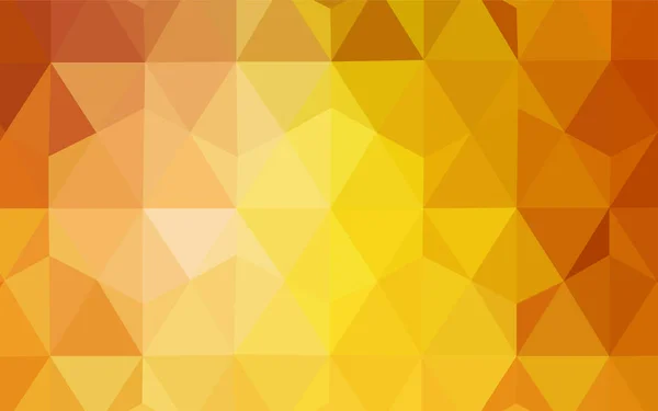 Texture Mosaïque Triangle Vectoriel Orange Clair Illustration Géométrique Créative Style — Image vectorielle