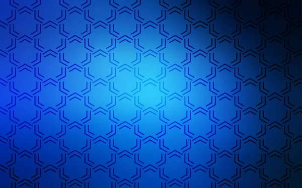 Texture Vettoriale Blu Scuro Con Linee Colorate Design Decorativo Sfocato — Vettoriale Stock