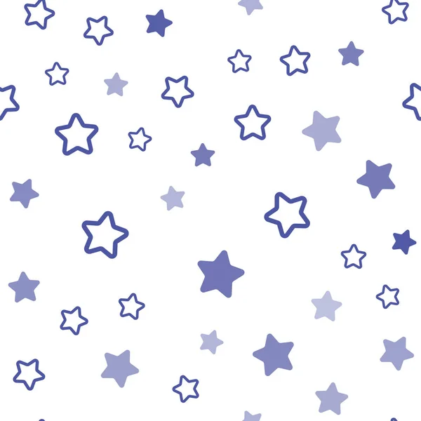 Rosa Oscuro Vector Azul Diseño Sin Costuras Con Estrellas Brillantes — Archivo Imágenes Vectoriales