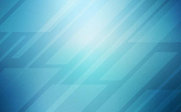 Світло Blue Векторне Компонування Плоскими Лініями Блискуча Кольорова Ілюстрація Гострими — стоковий вектор
