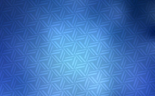 Hellblaue Vektorhülle Polygonalen Stil Dreiecke Auf Abstraktem Hintergrund Mit Buntem — Stockvektor