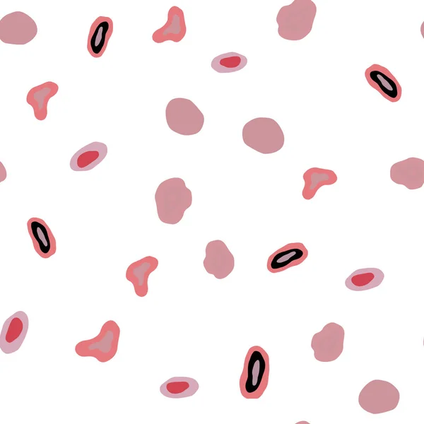 Ελαφρύ Κόκκινο Διάνυσμα Απρόσκοπτη Μοτίβο Σφαίρες Glitter Αφηρημένη Εικόνα Θολή — Διανυσματικό Αρχείο
