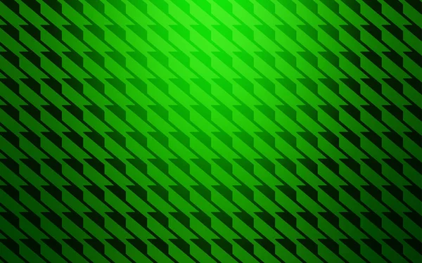 Patrón Vectorial Verde Claro Con Líneas Nítidas Ilustración Abstracta Geométrica — Archivo Imágenes Vectoriales