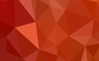 Işık kırmızı vektör düşük Poli doku. Üçgenler ile modern soyut resim. Web siteniz için yeni bir doku.