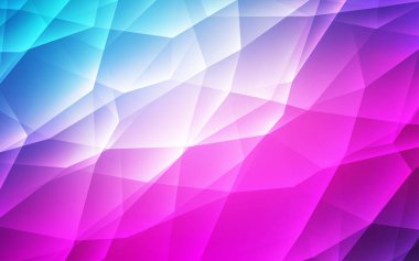 Hafif pembe, mavi vektör arka plan poligonal tarzı ile. İllüstrasyon renkli üçgenler dizi. Sizin reklam için akıllı tasarım.