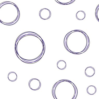 Koyu mor vektör daire şekilleriyle birlikte sorunsuz düzeni. Bulanık damla Glitter soyut Illustration yağmur. Desen için modaya uygun kumaş, duvar kağıtları.