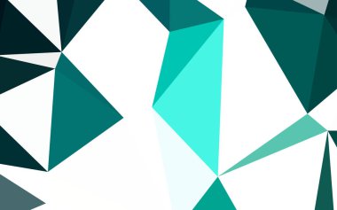 Işık yeşil vektör zemin çokgen. Renkli resimde gradyan ile poligonal tarzı. Senin arka plan için dokulu deseni.