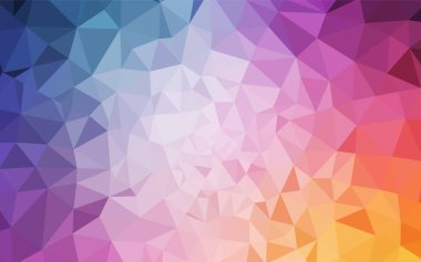 Pembe ışık, vektör düşük Poli düzen mavi. Renkli resimde gradyan ile poligonal tarzı. Web siteniz için yeni bir doku.