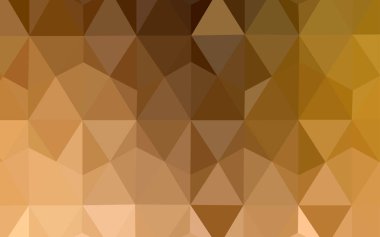 Işık turuncu vektör zemin çokgen. Glitter soyut resim zarif bir üçgen ile. Cep telefonu arka plan için şablon.