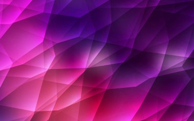 Kristaller, üçgen koyu pembe vektör şablonu. Glitter soyut resim üçgen şekiller ile. Desen Web siteleri için.