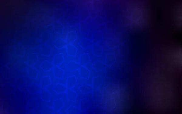 Donker Blauwe Vector Achtergrond Met Rechthoeken Abstracte Kleurovergang Illustratie Met — Stockvector