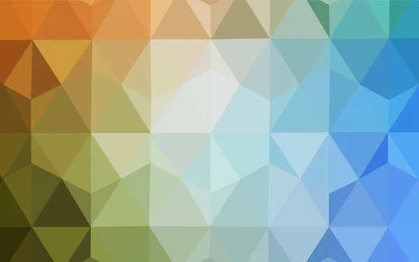 浅蓝色 绿色矢量抽象马赛克背景 具有多边形形状的示例 为您的背景提供纹理图案 — 图库矢量图片