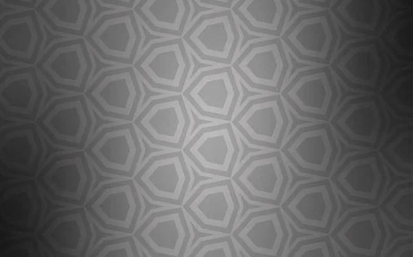 六角形のスタイルで軽い灰色ベクトル テンプレート カラフルな六角形のセットのイラストです 壁紙のテクスチャのパターン — ストックベクタ