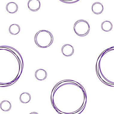 Karanlık çok renkli vektör daire şekilleri ile sorunsuz düzeni. Kabarcıkları ile soyut tarzda bulanık dekoratif tasarım. Desen için modaya uygun kumaş, duvar kağıtları.