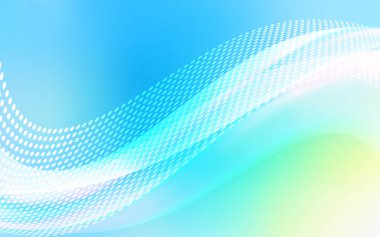 Açık mavi, vektör düzen daireler, satırları ile yeşil. Renkli resimde daire ve çizgili fütüristik tarzı. Reklamlar, el ilanları için desen.