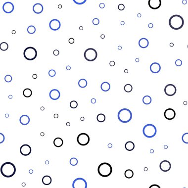 Açık mavi, yeşil daire şekillerle vektör sorunsuz düzeni. Modern soyut illüstrasyon renkli su ile bırakır. Desen doku duvar kağıdı olarak kullanılabilir.