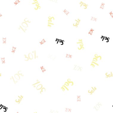 Işık kırmızı, sarı vektör sorunsuz geçmiş satış % 30 belirtileri ile. Renkli illüstrasyon izole satış fiyatları ile parlayan. Reklamlar için zemin broşürler siyah Cuma.