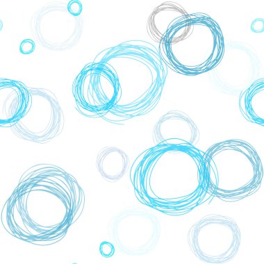 Pembe ışık, vektör sorunsuz şablon daireler ile mavi. Soyut illüstrasyon renkli baloncuklar doğa tarzı ile. Kartvizit, Web siteleri için şablon.