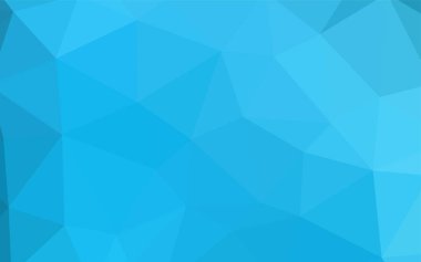 Hafif mavi vektör degrade üçgenler şablonu. Üçgen geometrik örnek gradyan ile. Marka kitap için yeni şablon.