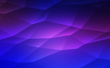 Hafif pembe, mavi vektör doku üçgen tarzı. Üçgenler ile soyut tarzda dekoratif tasarım. Açılış sayfanız için modern şablon.