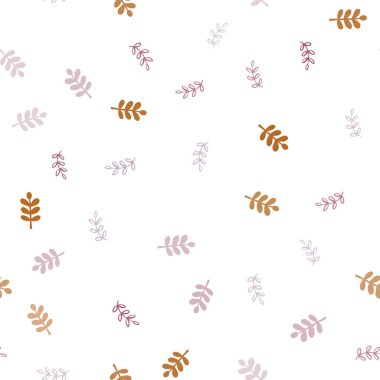 Işık çok renkli vektör sorunsuz doodle düzen yaprakları ile. Modern geometrik soyut illüstrasyon ile bırakır. Doku pencere Panjur, perdeler için.