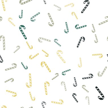 Açık mavi, kırmızı lezzetli xmas tatlılar ile sorunsuz arka plan vektör.