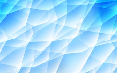 Hafif mavi vektör doku üçgen tarzı ile. Renkli gradyan ile arka plan üçgenler. Sizin reklam için akıllı tasarım.