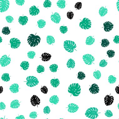 Işık yeşil vektör sorunsuz doğal zemin yaprakları ile. Gradyan ile zarif doğal desen yapraklarda. Desen için modaya uygun kumaş, duvar kağıtları.