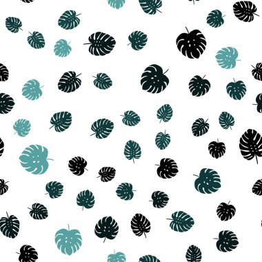 Koyu yeşil yaprakları ile sorunsuz doğal zemin vektör. Bulanık tarzı ile yeni renkli resimde bırakır. Tasarım için duvar kağıdı, kumaş üreticileri.